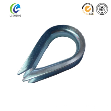 Commercial type hot cable wire rope thimble